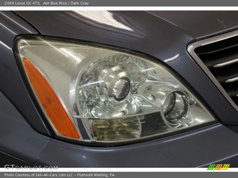 Ash Blue Mica / Dark Gray 2004 Lexus GX 470
