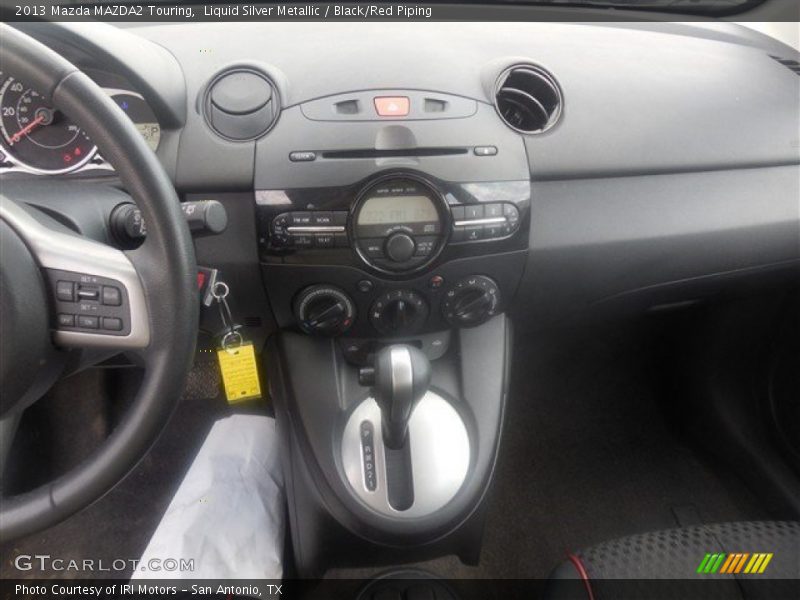 Liquid Silver Metallic / Black/Red Piping 2013 Mazda MAZDA2 Touring