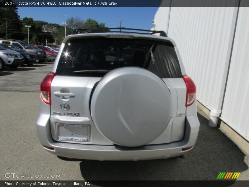 Classic Silver Metallic / Ash Gray 2007 Toyota RAV4 V6 4WD