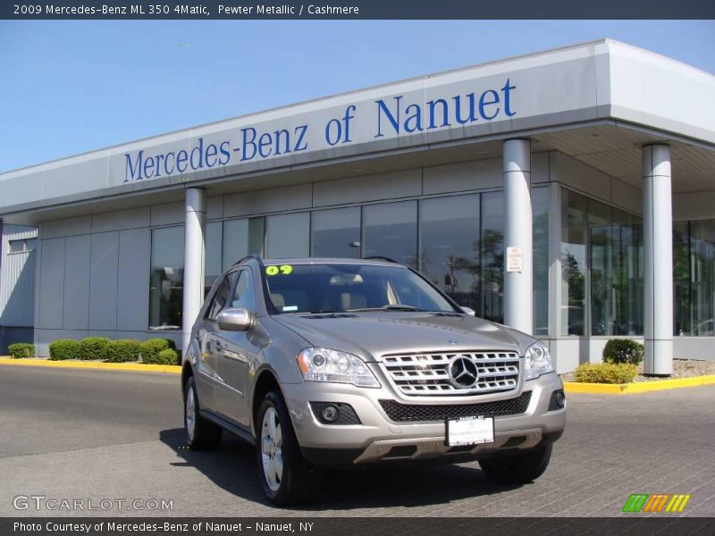 Pewter Metallic / Cashmere 2009 Mercedes-Benz ML 350 4Matic