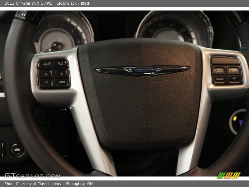 Gloss Black / Black 2013 Chrysler 300 C AWD