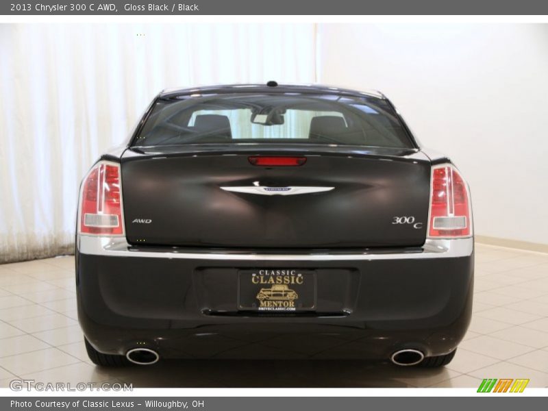 Gloss Black / Black 2013 Chrysler 300 C AWD