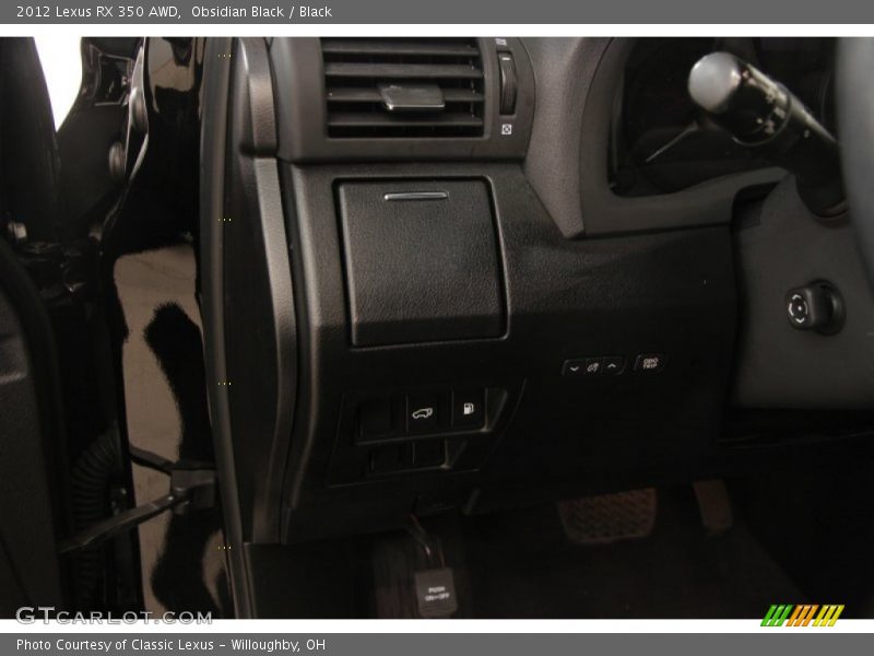Obsidian Black / Black 2012 Lexus RX 350 AWD