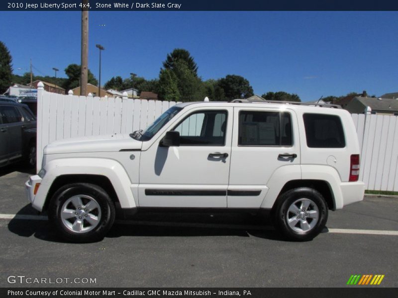 Stone White / Dark Slate Gray 2010 Jeep Liberty Sport 4x4