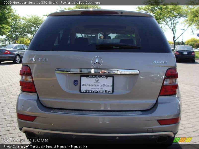 Pewter Metallic / Cashmere 2009 Mercedes-Benz ML 350 4Matic