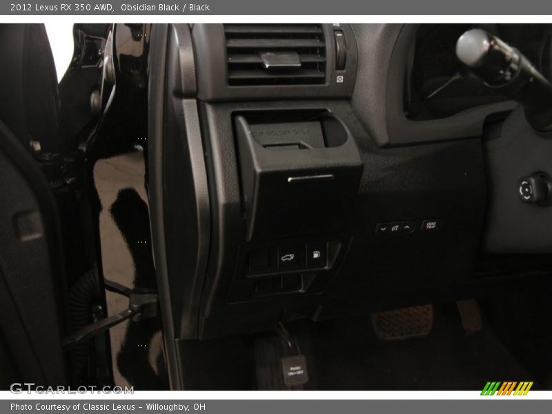 Obsidian Black / Black 2012 Lexus RX 350 AWD