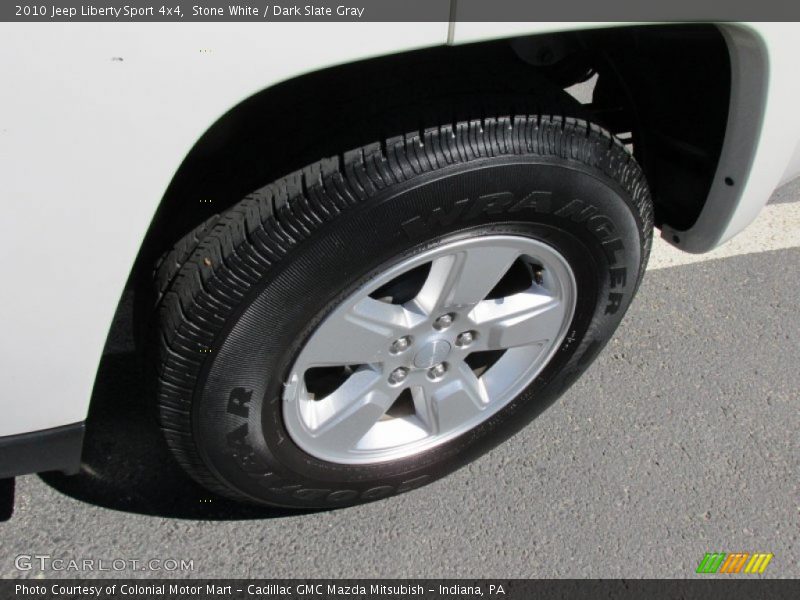 Stone White / Dark Slate Gray 2010 Jeep Liberty Sport 4x4