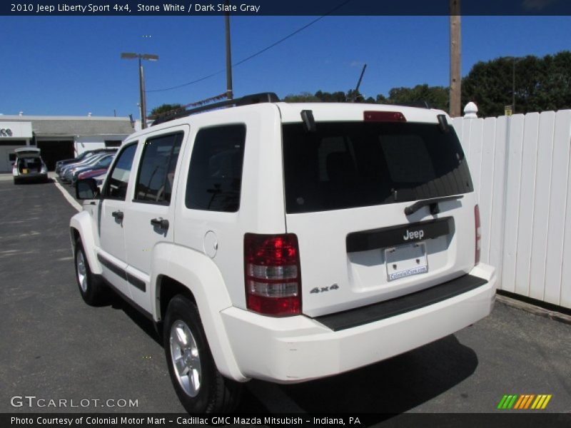 Stone White / Dark Slate Gray 2010 Jeep Liberty Sport 4x4
