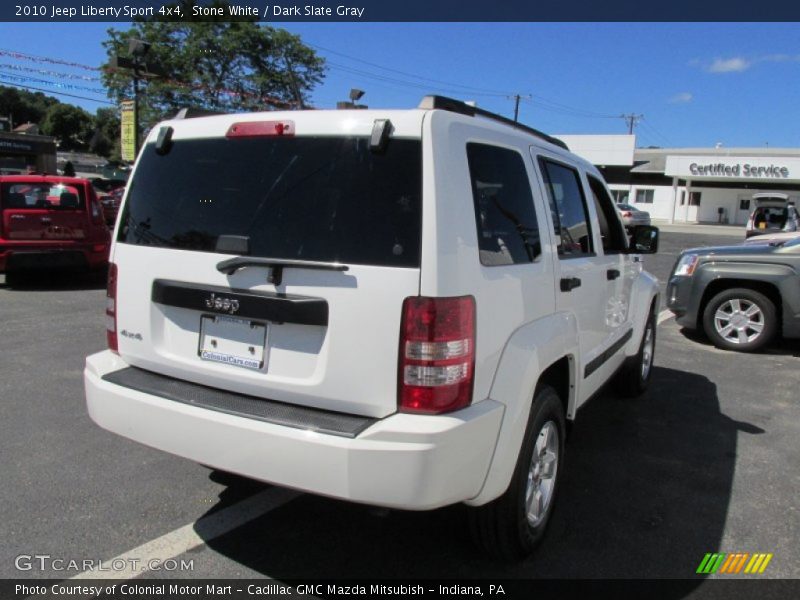 Stone White / Dark Slate Gray 2010 Jeep Liberty Sport 4x4