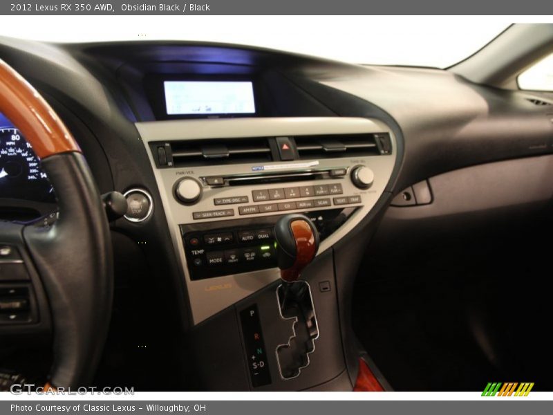 Obsidian Black / Black 2012 Lexus RX 350 AWD