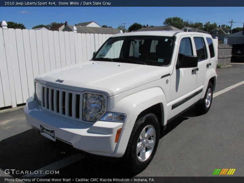 Stone White / Dark Slate Gray 2010 Jeep Liberty Sport 4x4