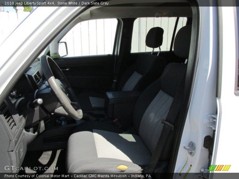 Stone White / Dark Slate Gray 2010 Jeep Liberty Sport 4x4