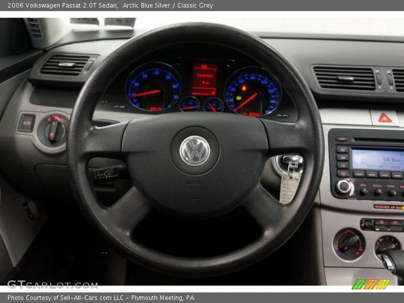 Arctic Blue Silver / Classic Grey 2006 Volkswagen Passat 2.0T Sedan