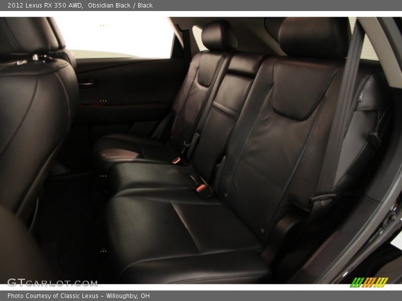 Obsidian Black / Black 2012 Lexus RX 350 AWD