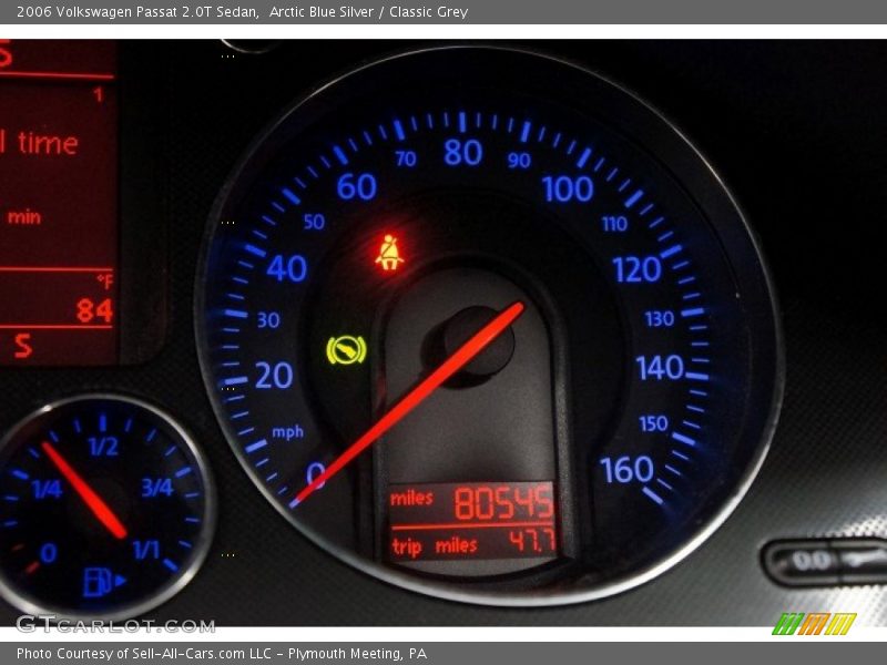 Arctic Blue Silver / Classic Grey 2006 Volkswagen Passat 2.0T Sedan