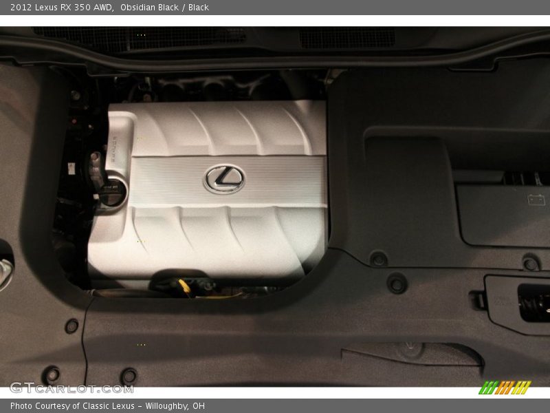 Obsidian Black / Black 2012 Lexus RX 350 AWD