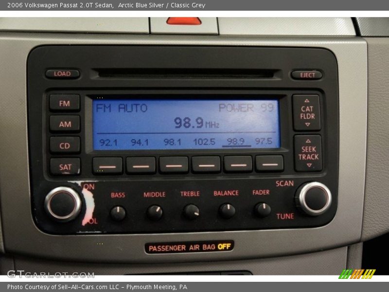 Arctic Blue Silver / Classic Grey 2006 Volkswagen Passat 2.0T Sedan