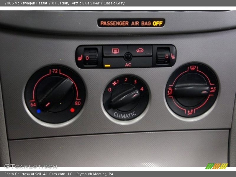 Arctic Blue Silver / Classic Grey 2006 Volkswagen Passat 2.0T Sedan