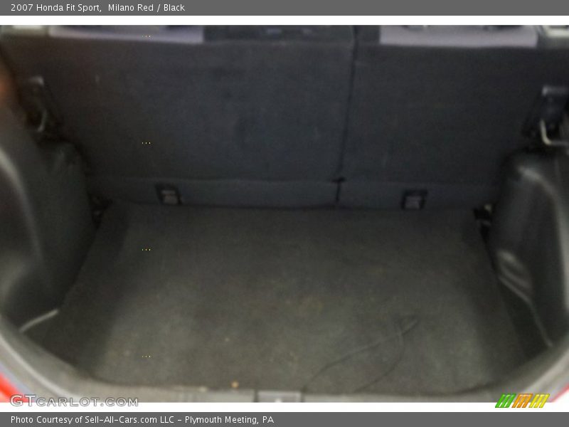 Milano Red / Black 2007 Honda Fit Sport