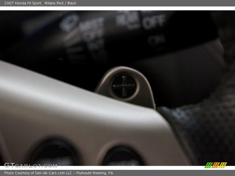 Milano Red / Black 2007 Honda Fit Sport