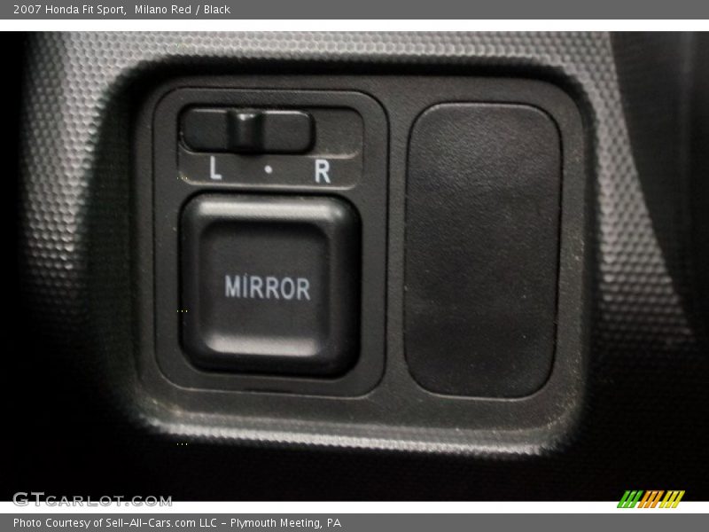 Milano Red / Black 2007 Honda Fit Sport