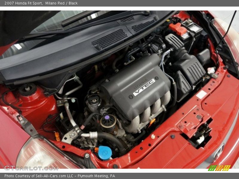 Milano Red / Black 2007 Honda Fit Sport