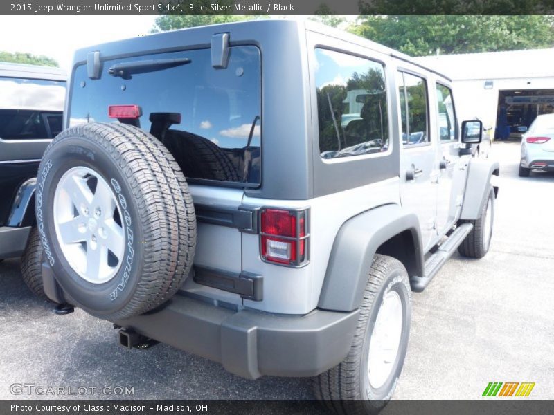 Billet Silver Metallic / Black 2015 Jeep Wrangler Unlimited Sport S 4x4