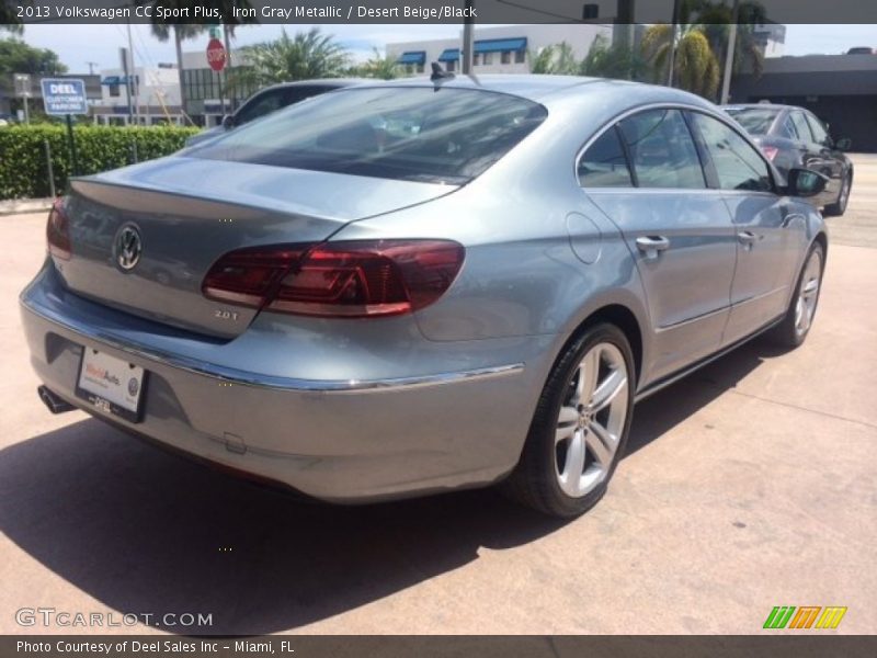 Iron Gray Metallic / Desert Beige/Black 2013 Volkswagen CC Sport Plus