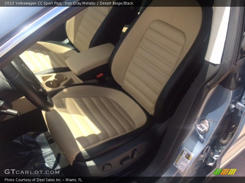 Iron Gray Metallic / Desert Beige/Black 2013 Volkswagen CC Sport Plus