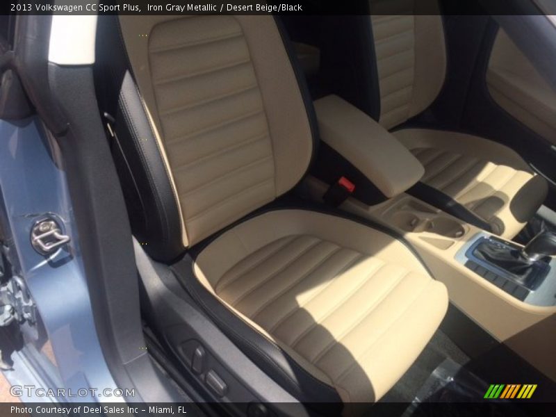 Iron Gray Metallic / Desert Beige/Black 2013 Volkswagen CC Sport Plus