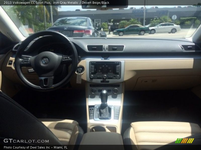 Iron Gray Metallic / Desert Beige/Black 2013 Volkswagen CC Sport Plus