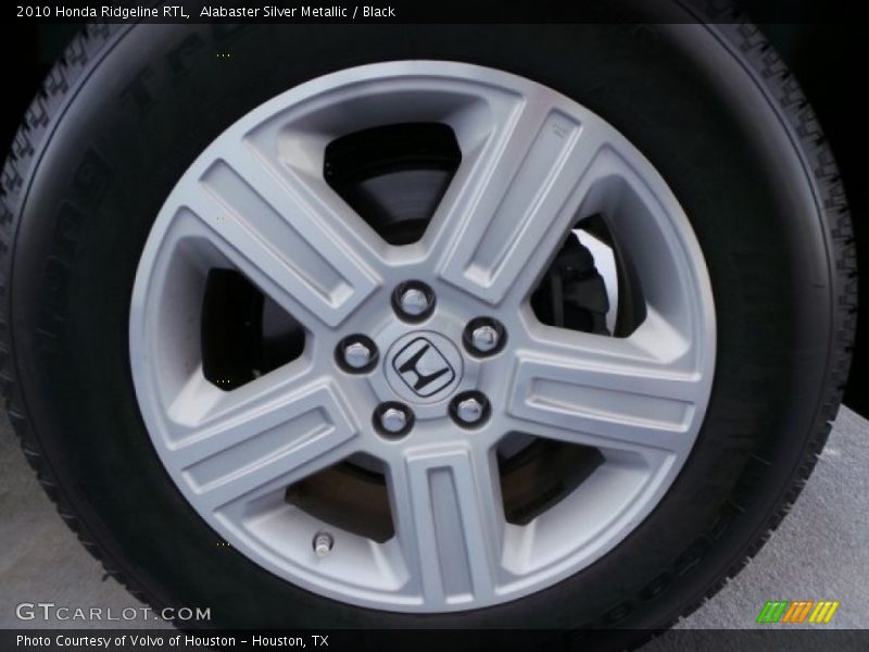 Alabaster Silver Metallic / Black 2010 Honda Ridgeline RTL