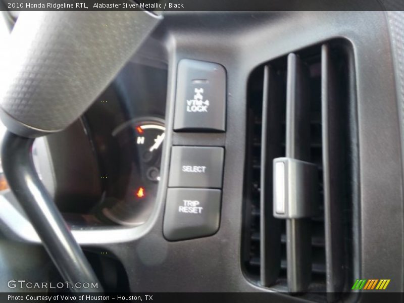 Alabaster Silver Metallic / Black 2010 Honda Ridgeline RTL