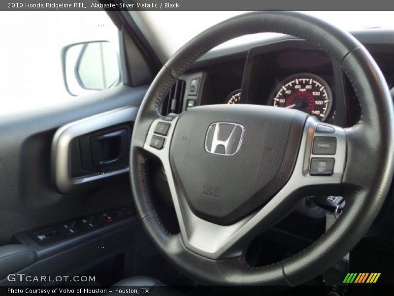 Alabaster Silver Metallic / Black 2010 Honda Ridgeline RTL