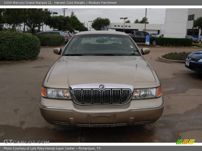 Harvest Gold Metallic / Medium Parchment 2000 Mercury Grand Marquis LS