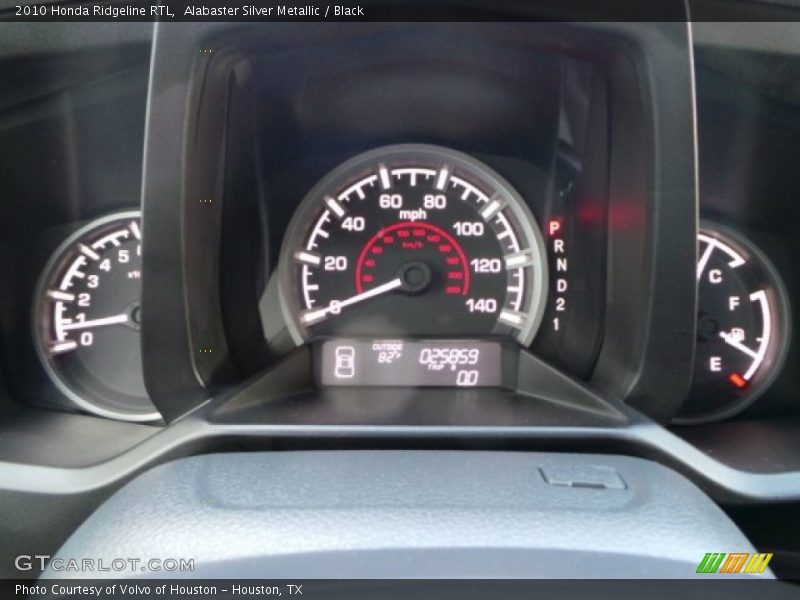 Alabaster Silver Metallic / Black 2010 Honda Ridgeline RTL