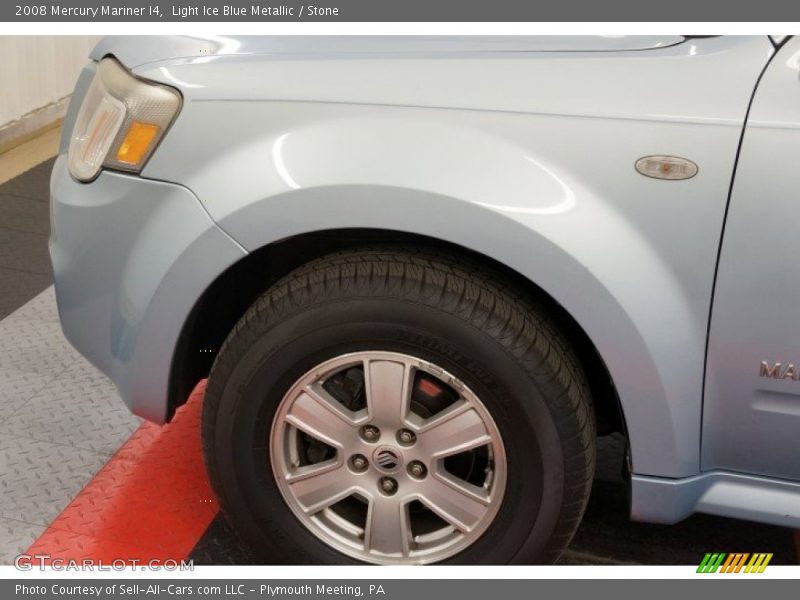 Light Ice Blue Metallic / Stone 2008 Mercury Mariner I4