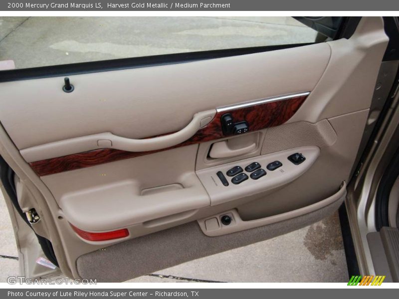 Harvest Gold Metallic / Medium Parchment 2000 Mercury Grand Marquis LS