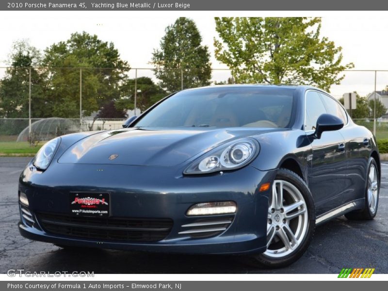 Yachting Blue Metallic / Luxor Beige 2010 Porsche Panamera 4S