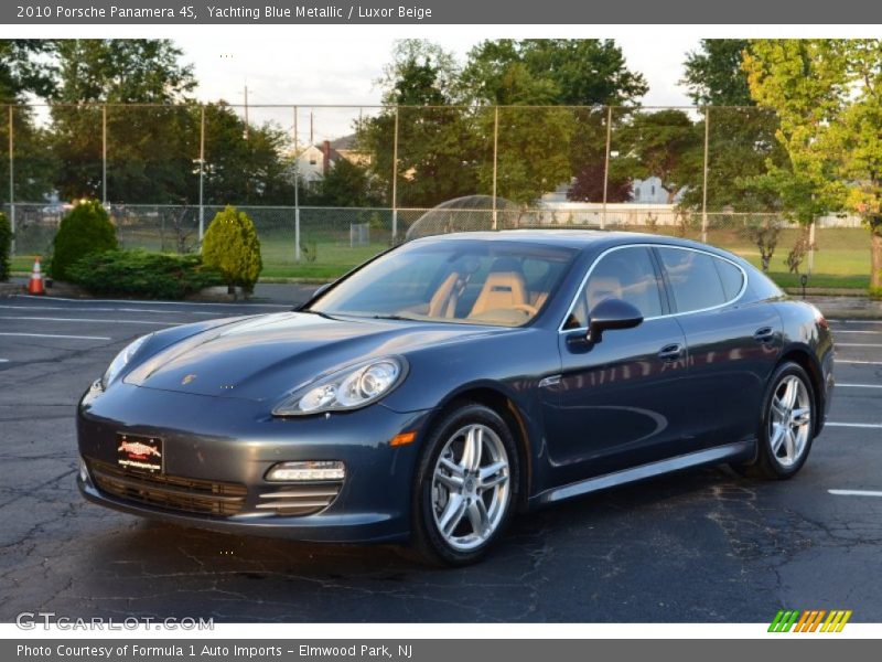 Yachting Blue Metallic / Luxor Beige 2010 Porsche Panamera 4S