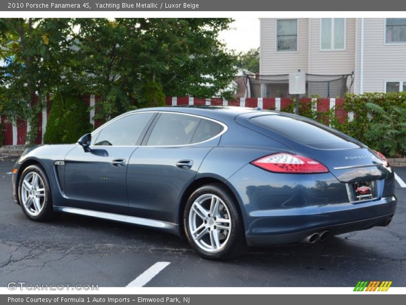 Yachting Blue Metallic / Luxor Beige 2010 Porsche Panamera 4S