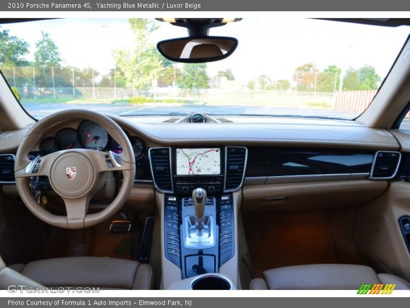 Yachting Blue Metallic / Luxor Beige 2010 Porsche Panamera 4S