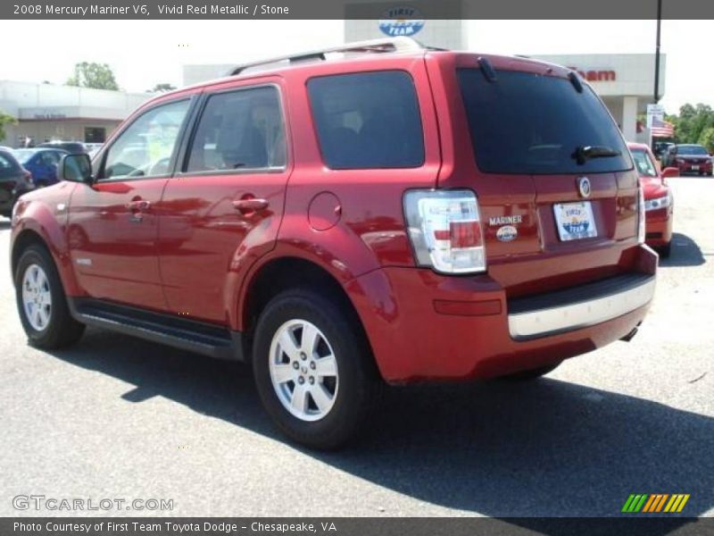 Vivid Red Metallic / Stone 2008 Mercury Mariner V6