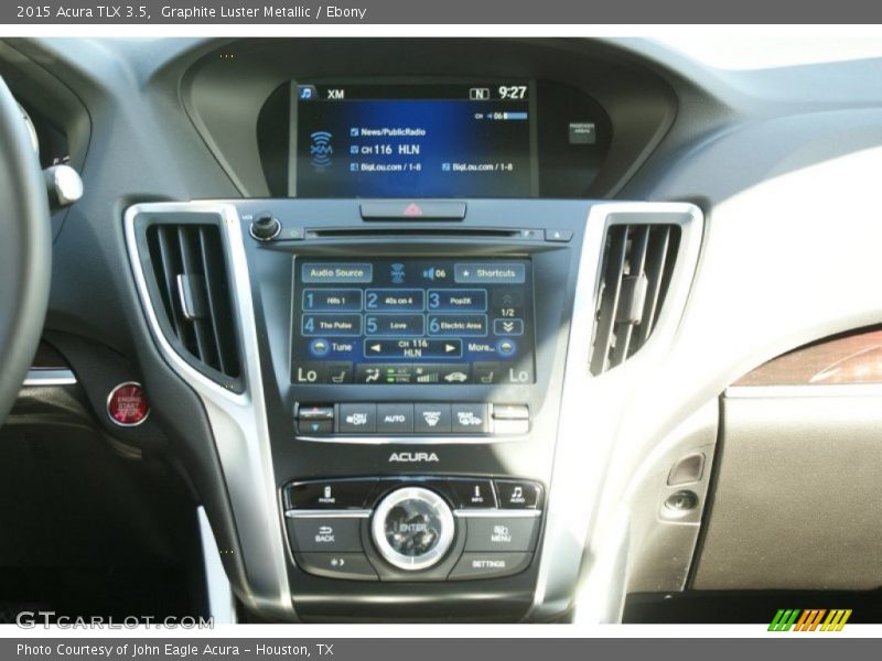 Graphite Luster Metallic / Ebony 2015 Acura TLX 3.5