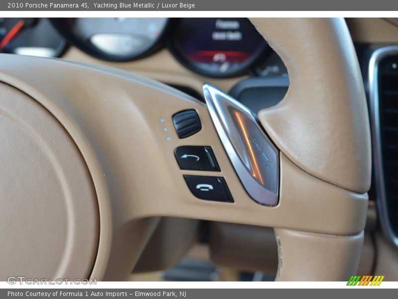 Yachting Blue Metallic / Luxor Beige 2010 Porsche Panamera 4S