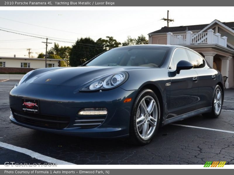 Yachting Blue Metallic / Luxor Beige 2010 Porsche Panamera 4S