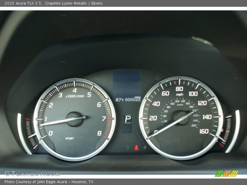 Graphite Luster Metallic / Ebony 2015 Acura TLX 3.5