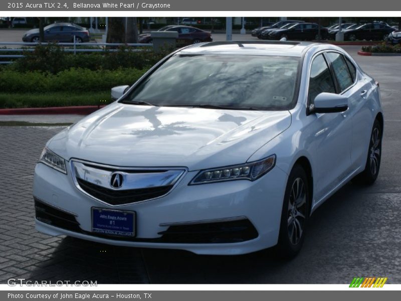 Bellanova White Pearl / Graystone 2015 Acura TLX 2.4