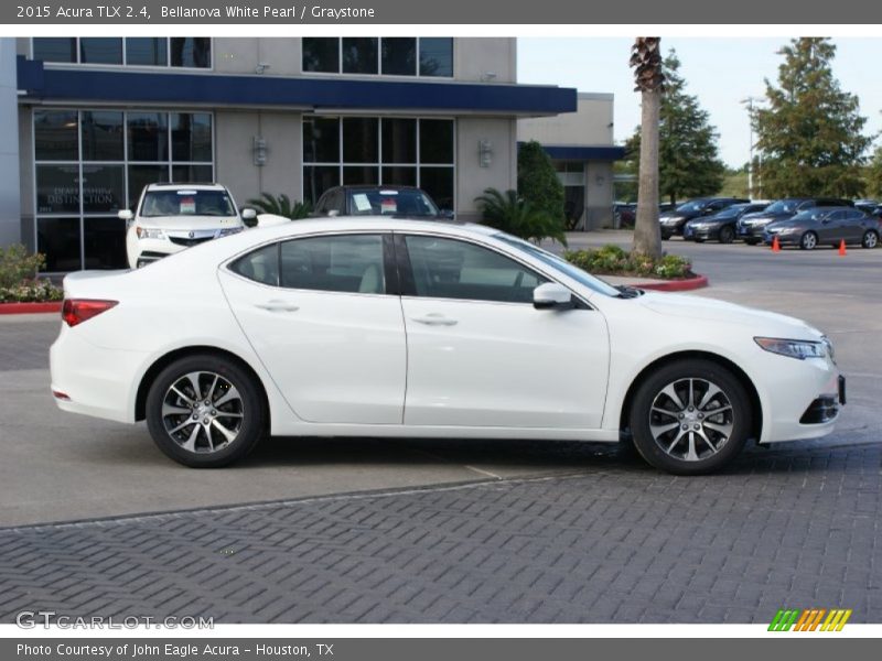 Bellanova White Pearl / Graystone 2015 Acura TLX 2.4