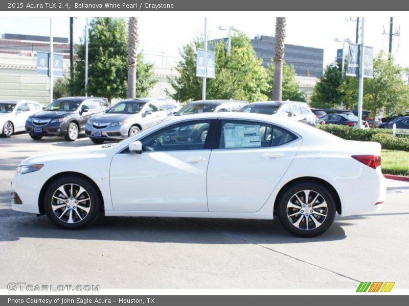 Bellanova White Pearl / Graystone 2015 Acura TLX 2.4